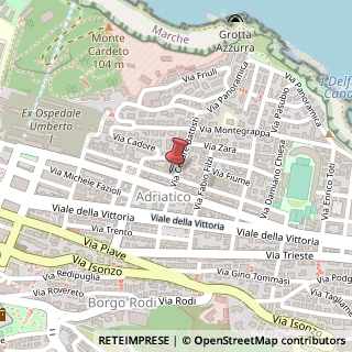 Mappa Via Carlo Maratta, 20, 60123 Ancona, Ancona (Marche)