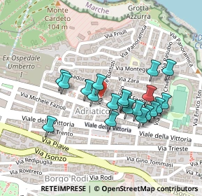 Mappa Via Caterina Franceschi Ferrucci, 60123 Ancona AN, Italia (0.199)