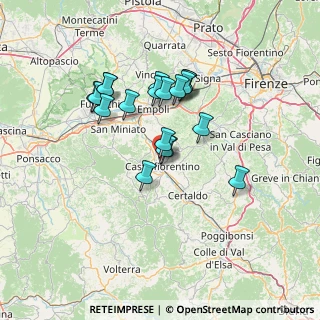 Mappa Via G. Miglioli, 50051 Castelfiorentino FI, Italia (11.90316)