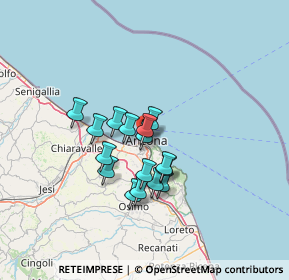 Mappa 60121 Ancona AN, Italia (10.07063)