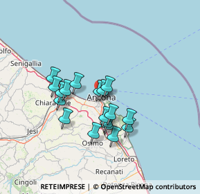 Mappa 60121 Ancona AN, Italia (11.43389)