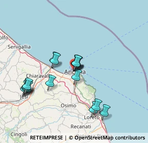 Mappa Via San Martino, 60131 Ancona AN, Italia (14.12375)