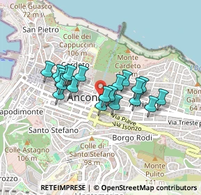 Mappa Via Terenzio Frediani, 60123 Ancona AN, Italia (0.339)
