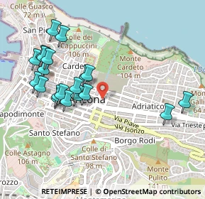 Mappa Via Terenzio Frediani, 60123 Ancona AN, Italia (0.5275)