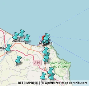 Mappa Via Villafranca, 60122 Ancona AN, Italia (7.78118)