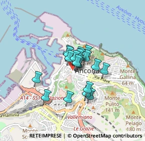 Mappa Via Villafranca, 60122 Ancona AN, Italia (0.5095)