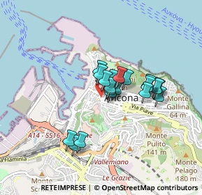Mappa Via Villafranca, 60122 Ancona AN, Italia (0.6395)