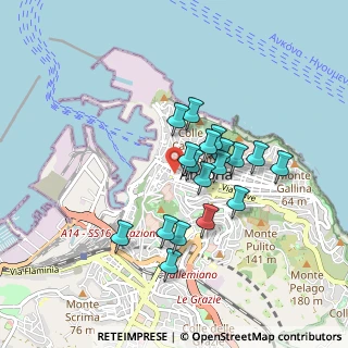 Mappa 60121 Ancona AN, Italia (0.73556)