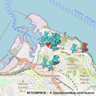 Mappa 60121 Ancona AN, Italia (0.66611)