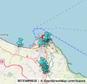 Mappa Via Villafranca, 60122 Ancona AN, Italia (3.16545)