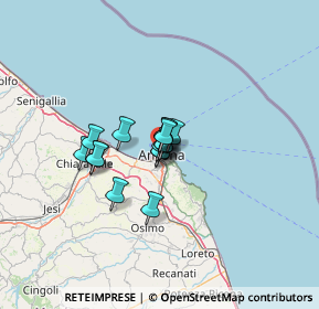 Mappa Via Villafranca, 60100 Ancona AN, Italia (6.90875)