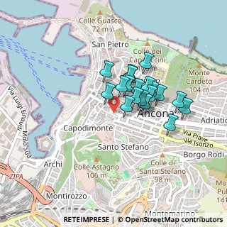 Mappa 60121 Ancona AN, Italia (0.3205)