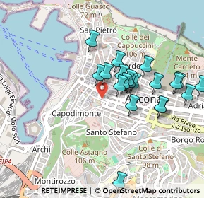 Mappa 60121 Ancona AN, Italia (0.4425)