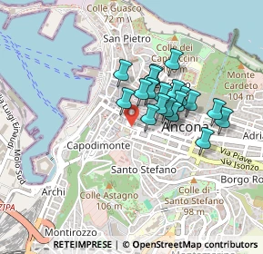 Mappa Via Villafranca, 60122 Ancona AN, Italia (0.3205)
