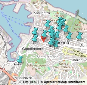Mappa 60121 Ancona AN, Italia (0.3555)