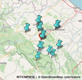 Mappa Corso Roma, 61041 Acqualagna PU, Italia (10.365)