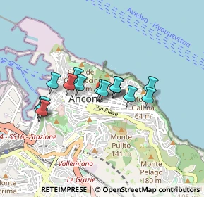 Mappa Via Alessandro Orsi, 60123 Ancona AN, Italia (0.65733)