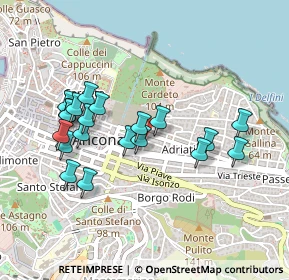 Mappa Via Alessandro Orsi, 60123 Ancona AN, Italia (0.449)