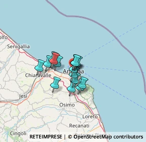 Mappa Piazza Stamira, 60121 Ancona AN, Italia (7.75733)