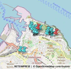Mappa Piazza Stamira, 60121 Ancona AN, Italia (0.546)
