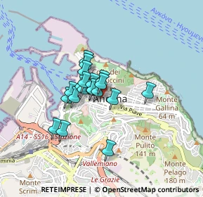 Mappa Piazza Stamira, 60121 Ancona AN, Italia (0.5545)