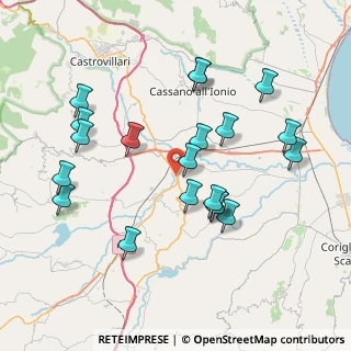 Mappa Strada Statale 19 delle Calabrie, 87019 Spezzano albanese CS, Italia (8.571)