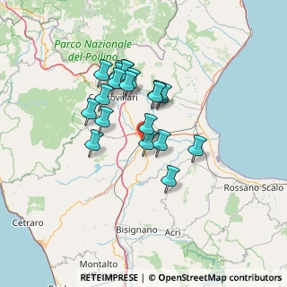Mappa Strada Statale 19 delle Calabrie, 87019 Spezzano albanese CS, Italia (12.244)