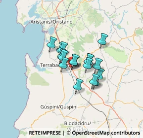 Mappa Via Antonio Gramsci, 09099 Uras OR, Italia (8.81353)