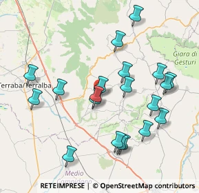 Mappa Via Santa Lucia, 09090 Masullas OR, Italia (8.737)