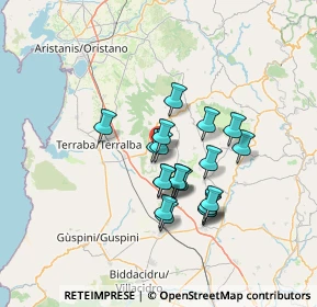 Mappa Via Santa Lucia, 09090 Masullas OR, Italia (11.8045)