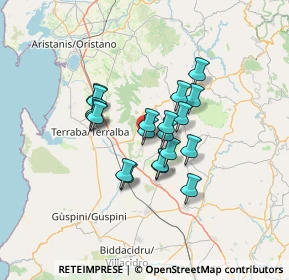 Mappa Via Santa Lucia, 09090 Masullas OR, Italia (10.3185)