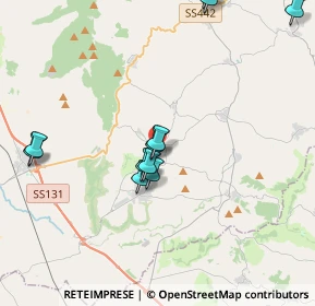 Mappa Via Santa Lucia, 09090 Masullas OR, Italia (4.44818)