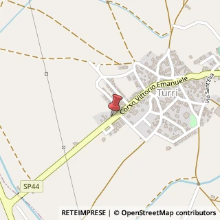 Mappa Corso Vittorio Emanuele,  84, 09124 Turri, Medio Campidano (Sardegna)