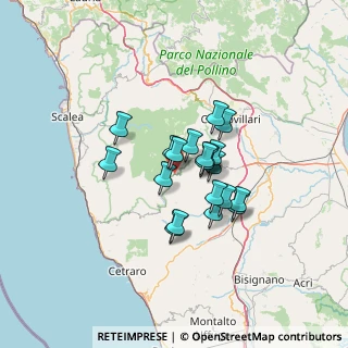 Mappa Località Licastro, 87010 San Donato di Ninea CS, Italia (10.008)