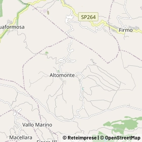 Mappa Altomonte