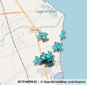 Mappa Contrada Foggia, 87064 Corigliano Calabro CS, Italia (1.92222)