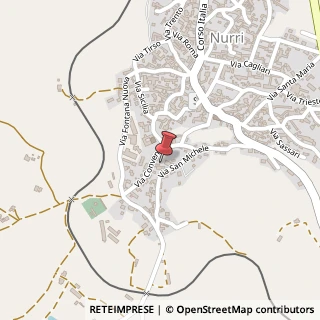 Mappa Via San Ignazio, 1, 08035 Nurri, Medio Campidano (Sardegna)