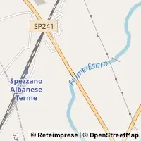 Mapa Spezzano Albanese