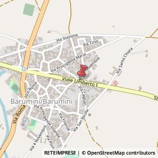 Mappa Viale Umberto I,  106, 09021 Barumini, Medio Campidano (Sardegna)