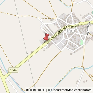 Mappa Corso Vittorio Emanuele, 92, 09020 Turri, Medio Campidano (Sardegna)
