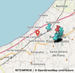 Mappa Vicolo I° Sant'Antonio, 98051 Barcellona Pozzo di Gotto ME, Italia (2.2205)