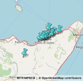 Mappa Vicolo I° Sant'Antonio, 98051 Barcellona Pozzo di Gotto ME, Italia (6.9575)