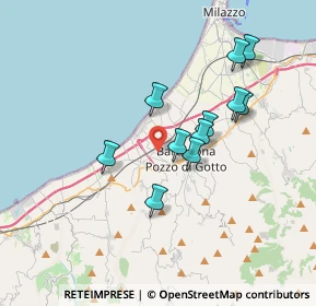 Mappa Via Pozzo Caliri, 98051 Barcellona Pozzo di Gotto ME, Italia (3.44909)