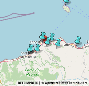 Mappa Contrada Scafa, 98071 Capo d'Orlando ME, Italia (11.83417)