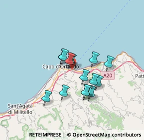 Mappa Contrada Scafa, 98071 Capo d'Orlando ME, Italia (5.88357)