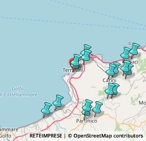 Mappa Corso Vittorio Emanuele III, 90049 Terrasini PA, Italia (9.25353)