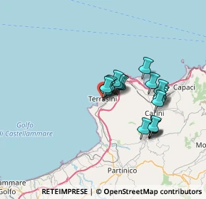 Mappa Corso Vittorio Emanuele III, 90049 Terrasini PA, Italia (6.0845)