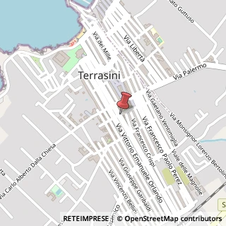 Mappa Via R. Ruffino, 8, 90049 Terrasini, Palermo (Sicilia)