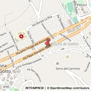 Mappa Via Papa Giovanni XXIII, 216, 98051 Barcellona Pozzo di Gotto, Messina (Sicilia)
