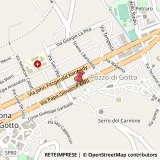 Mappa Via Papa Giovanni XXIII, 98051 Barcellona Pozzo di Gotto ME, Italia, 98051 Barcellona Pozzo di Gotto, Messina (Sicilia)